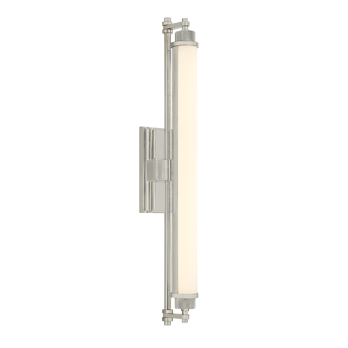 Empire LED Wall Sconce 28", Polished Nickel