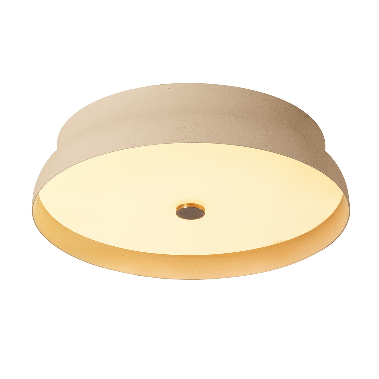 Lark Medium LED Flush Mount 16", Beige