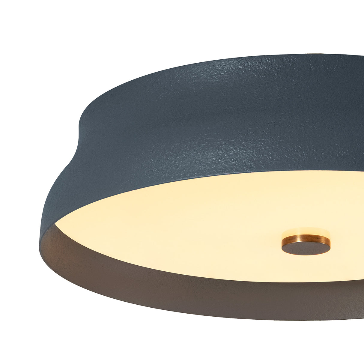 Lark Medium LED Flush Mount 16", Slate