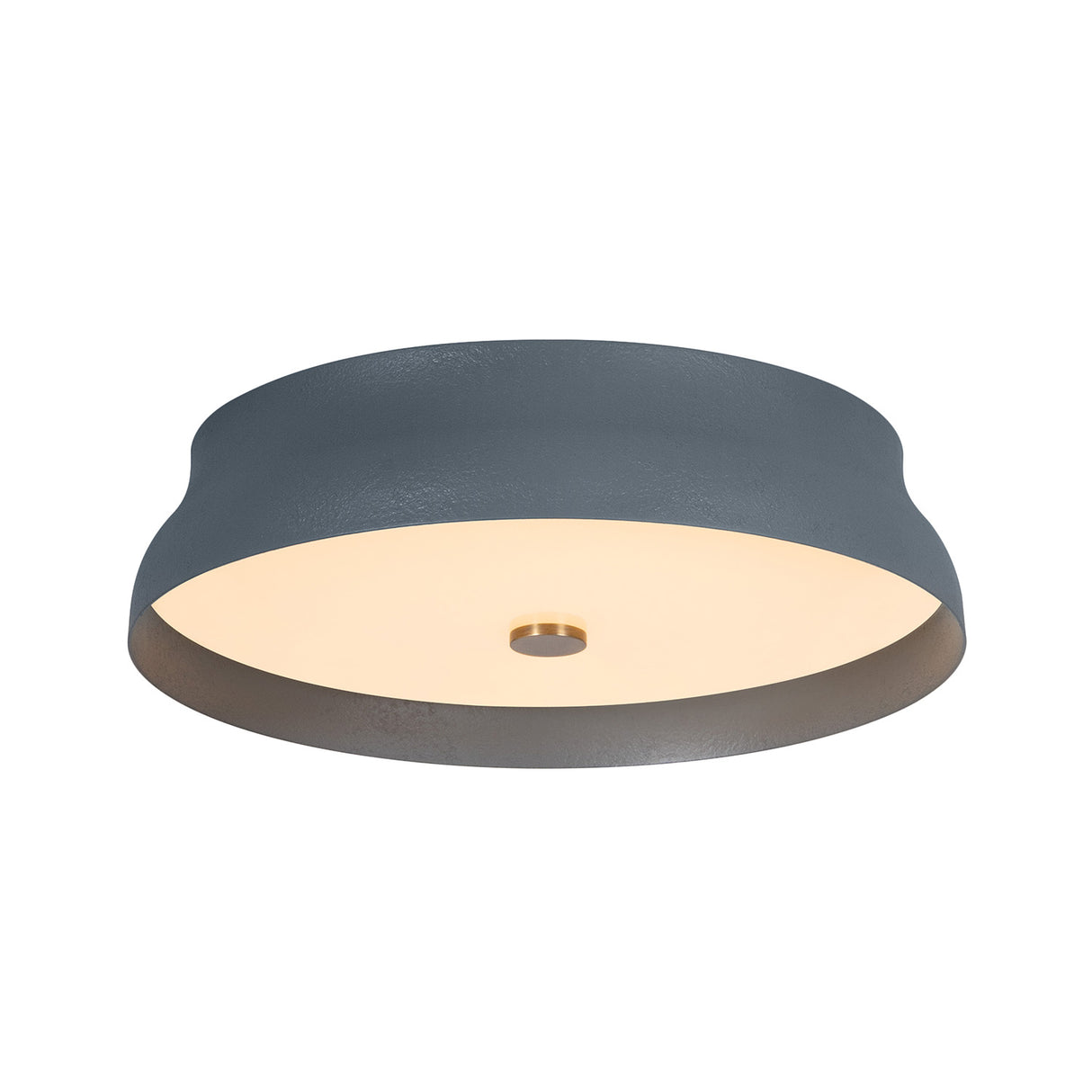 Lark Medium LED Flush Mount 16", Slate