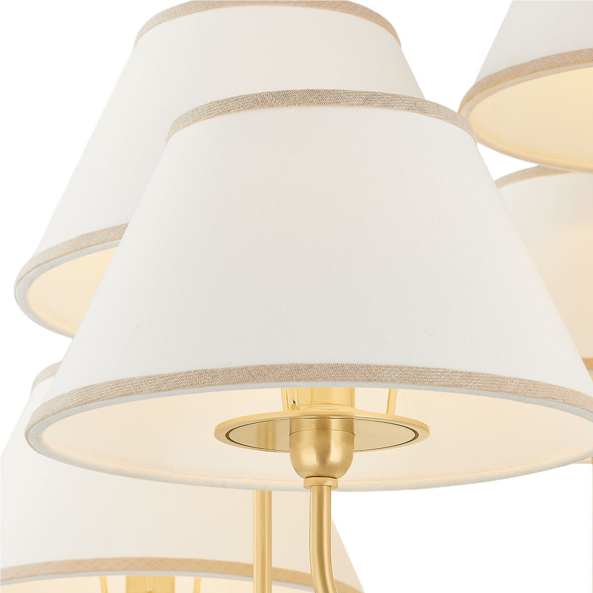 Belmont 9 Light Chandelier 40", Aged Brass