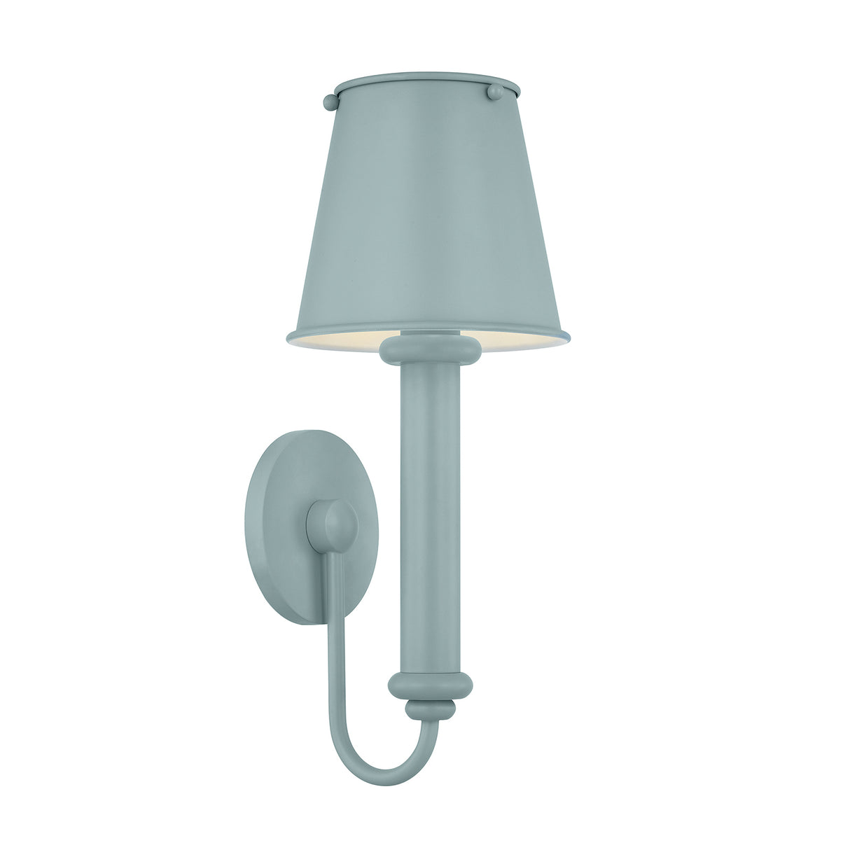 Dulcie Metal Wall Sconce 16", Harbor Blue