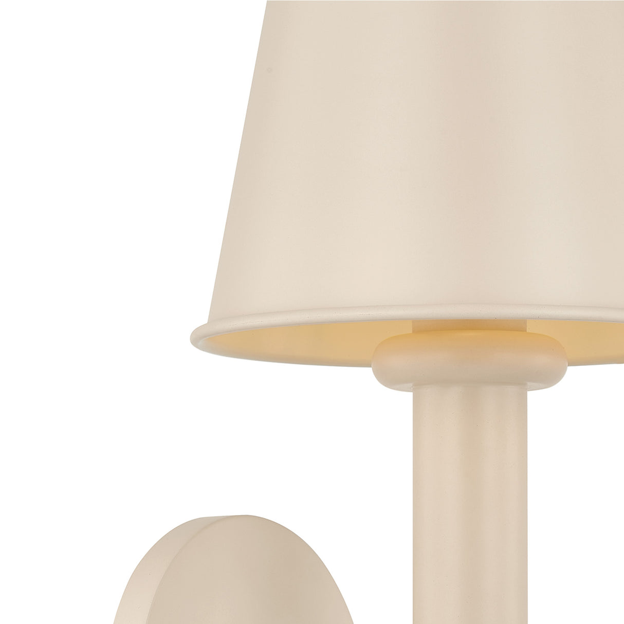 Dulcie Metal Wall Sconce 16", Bisque