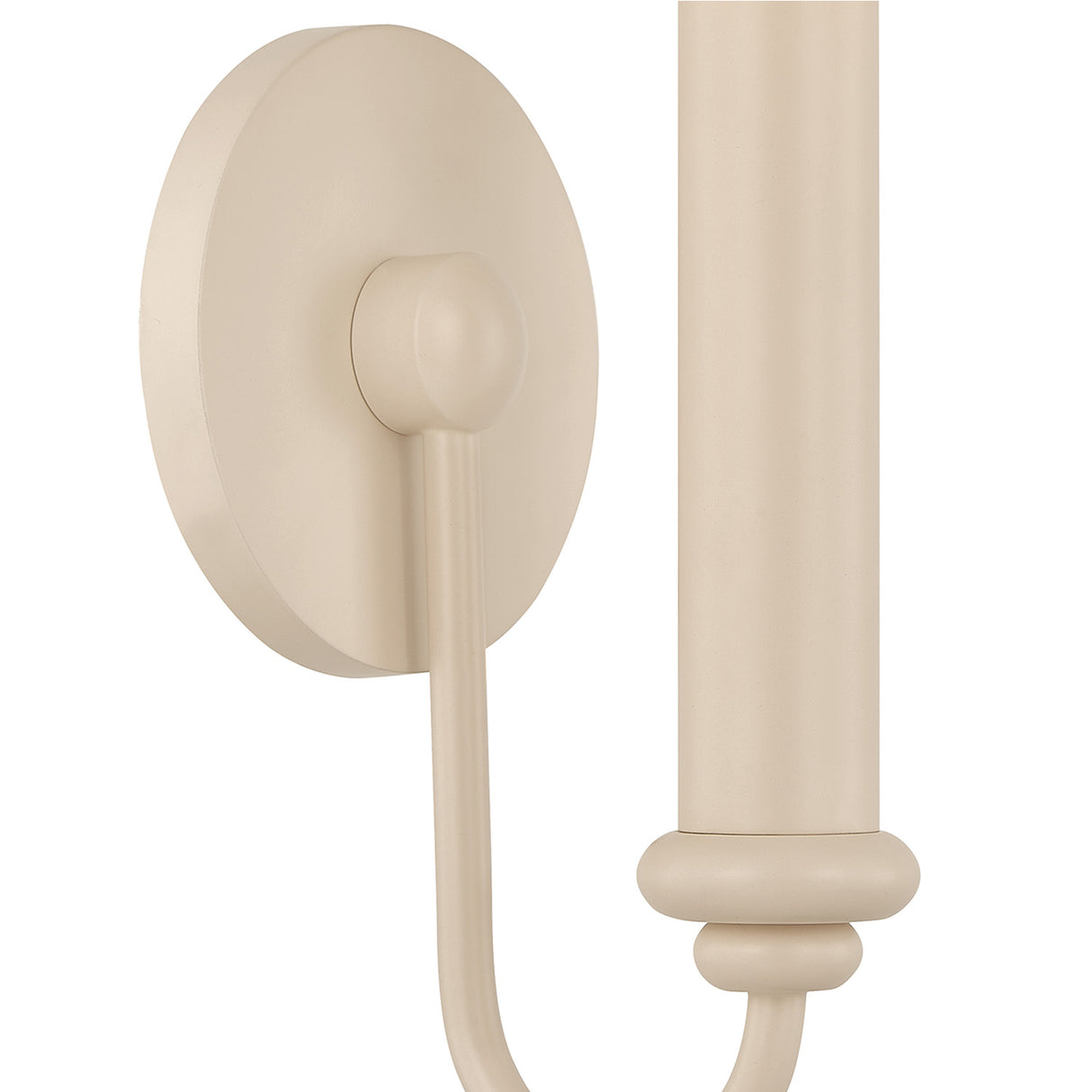 Dulcie Metal Wall Sconce 16", Bisque