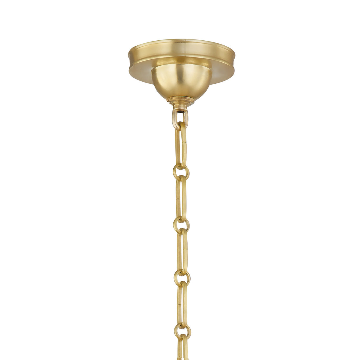 Avery 6 Light Extra Large Pendant 28", Midnight Blue and Aged Brass