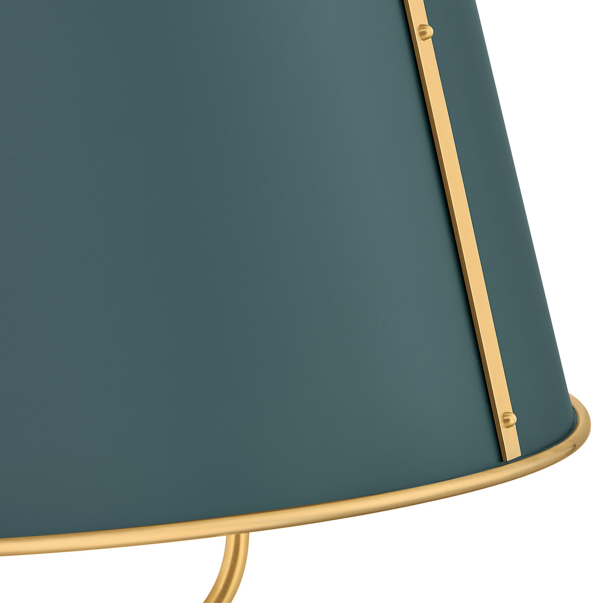 Avery 6 Light Extra Large Pendant 28", Forest Green and Aged Brass