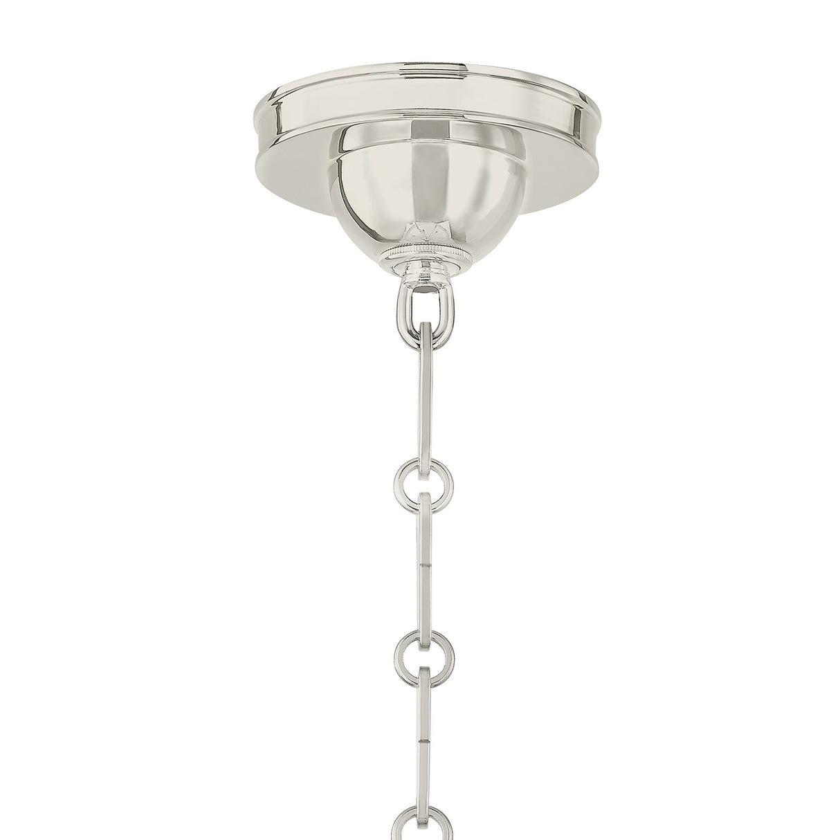 Avery 4 Light Large Pendant 20", Dutch Blue and Polished Nickel