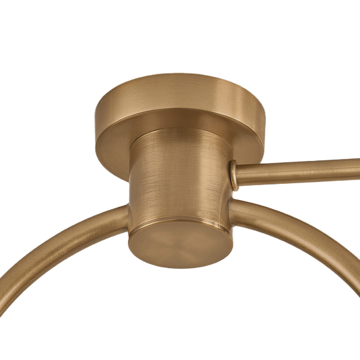 Orly 4 Light Linear Chandelier 58", Patina Brass and Seeded Cloud Glass