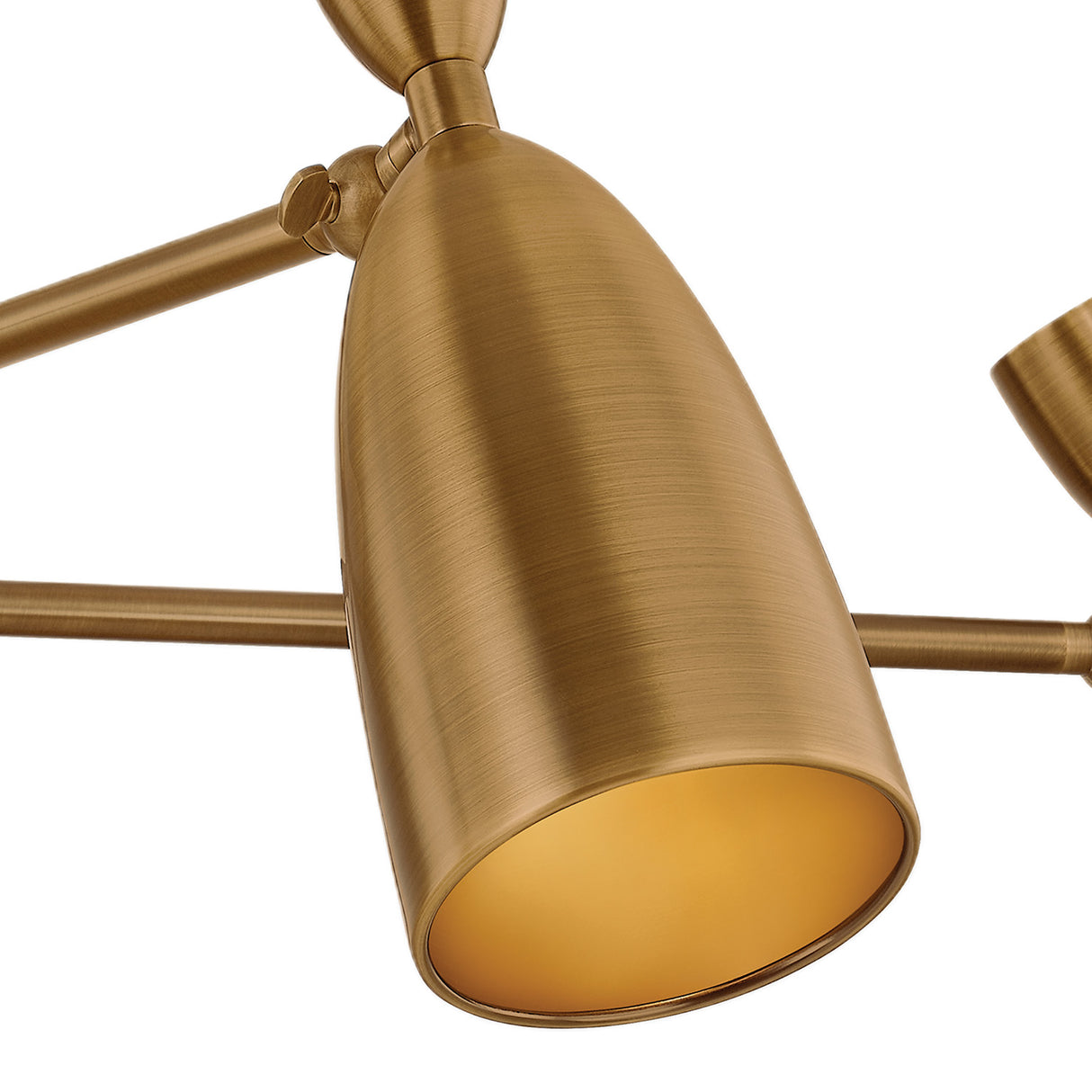 Hyla 5 Light Chandelier 50", Patina Brass