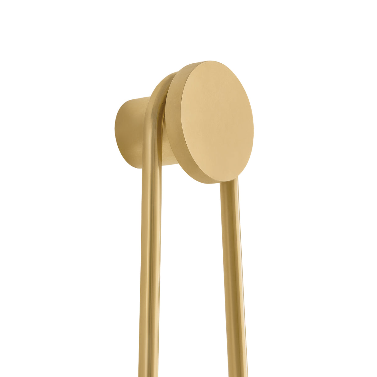 Kaia LED Wall Sconce 21", Brass and Onyx