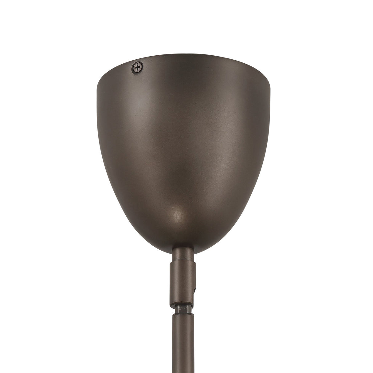 Zara Linear Pendant 54", Bronze and Chamomile Glass