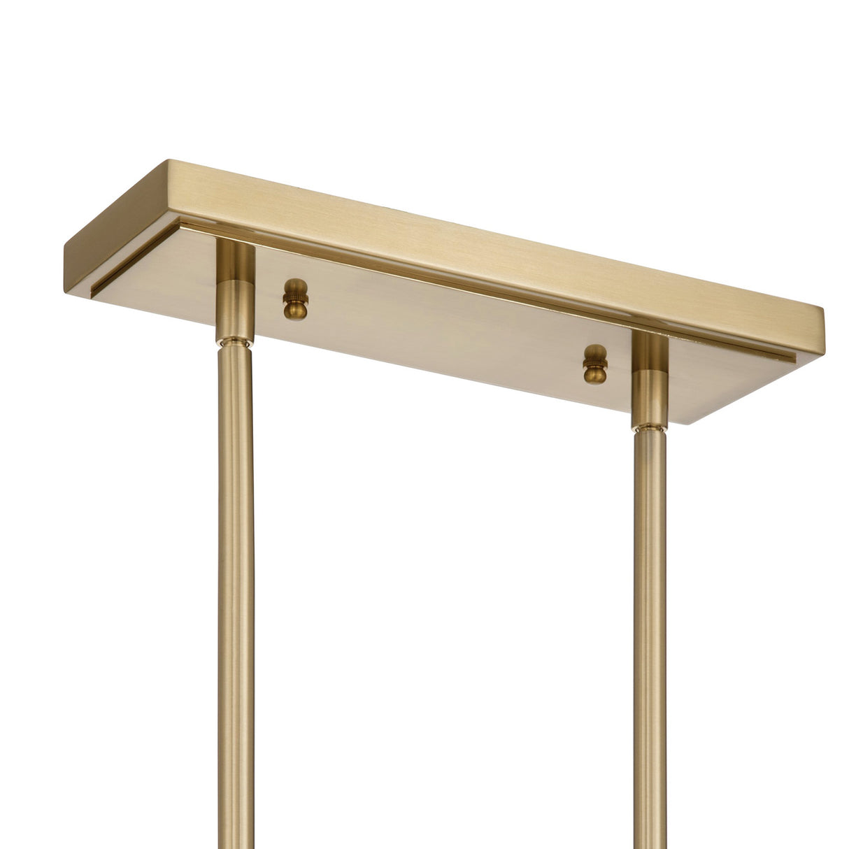 Tilda Linear Pendant 42", Brass and Rope