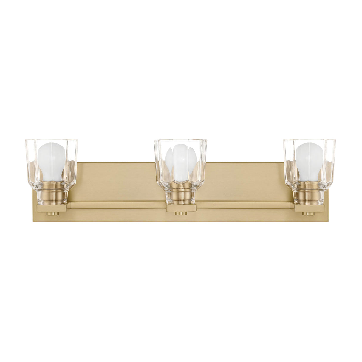Kurt 3 Light Vanity 24", Satin Brass