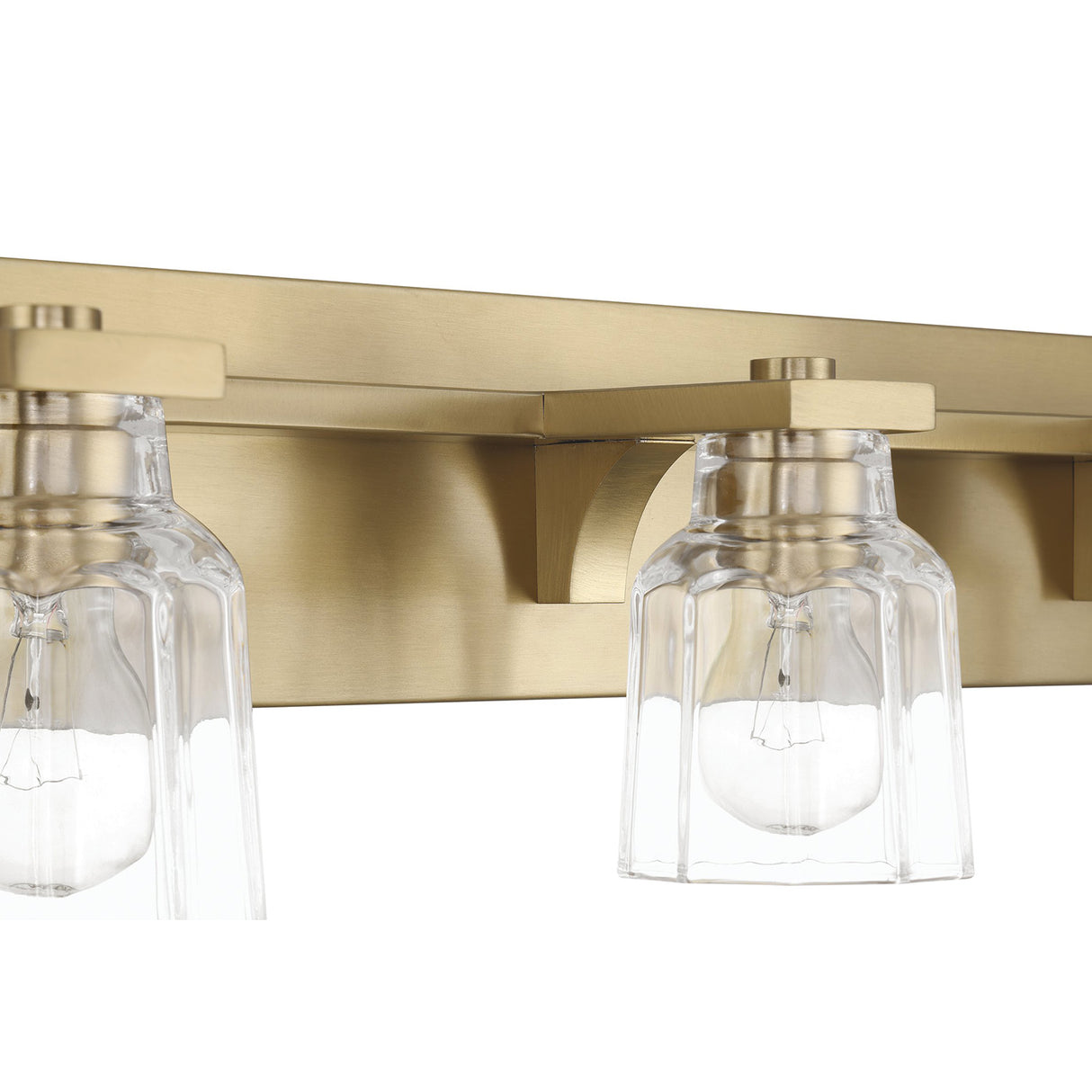 Kurt 3 Light Vanity 24", Satin Brass