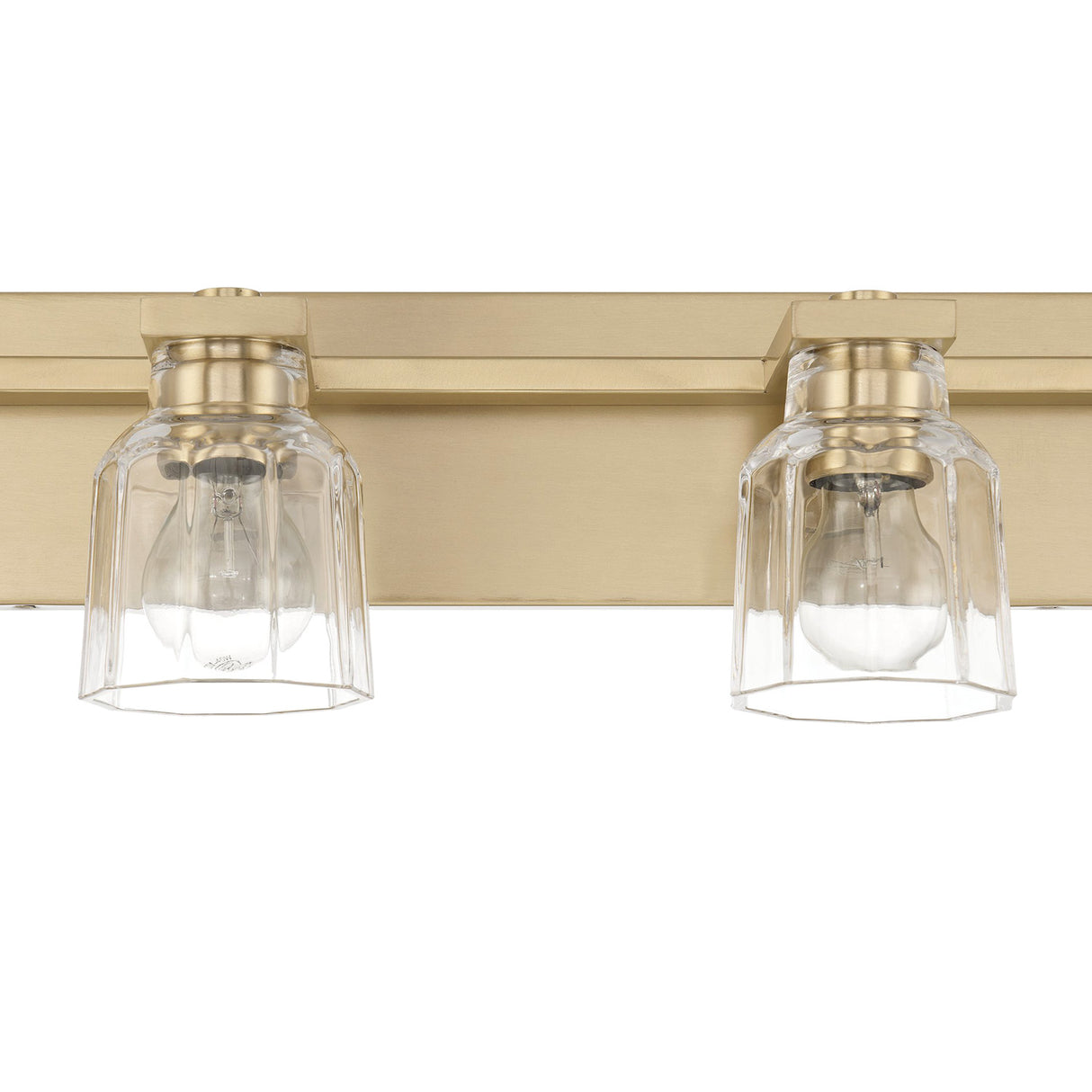 Kurt 4 Light Vanity 32", Satin Brass