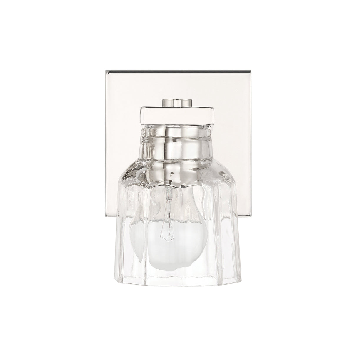 Kurt Vanity Wall Sconce, Polished Nickel