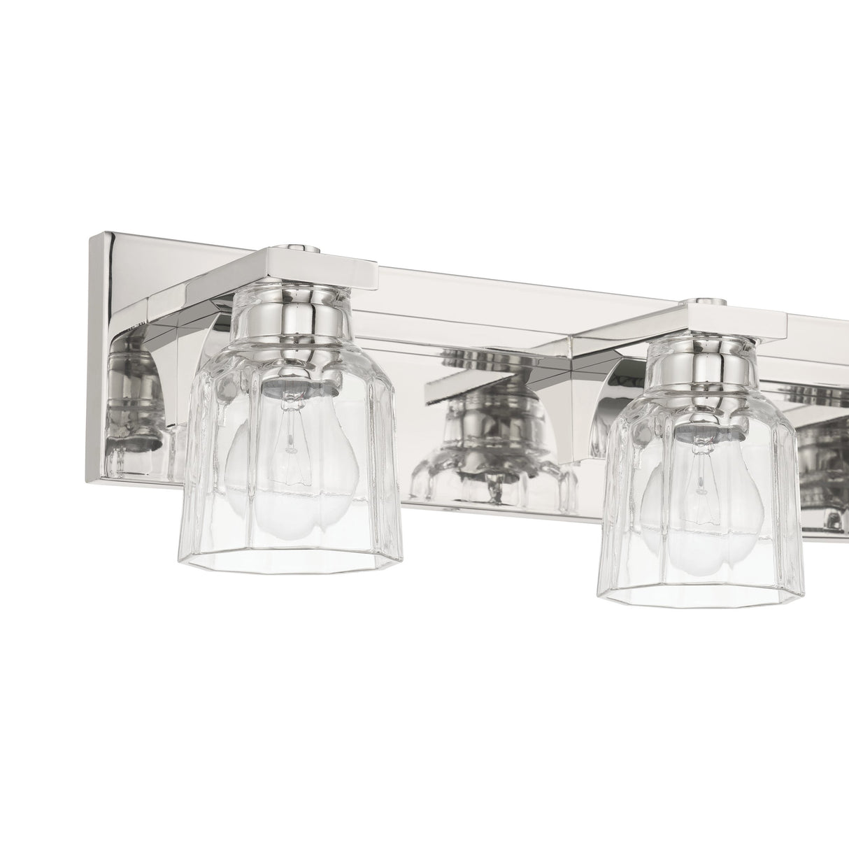 Kurt 4 Light Vanity 32", Polished Nickel