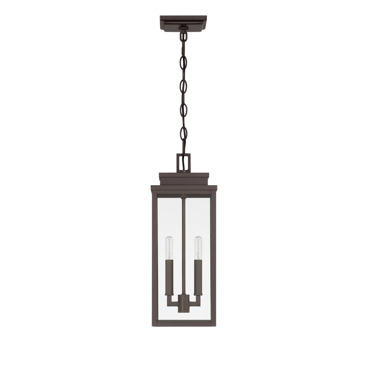 Trevor Outdoor Hanging Light, Medium 18", Bronze