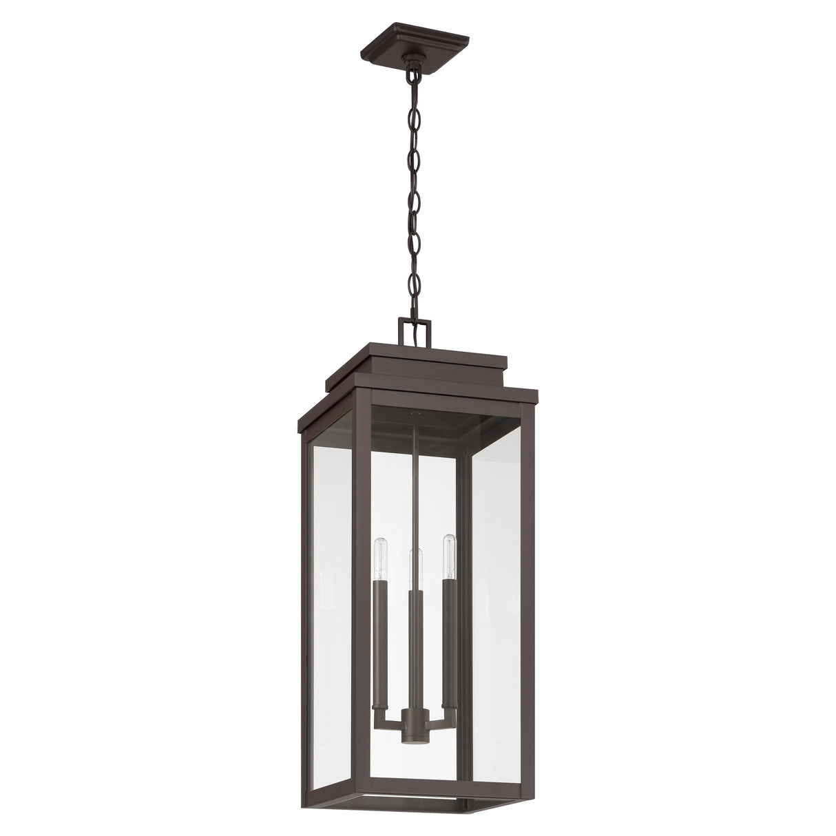 Trevor Outdoor Hanging Light, Extra Large 28", Bronze