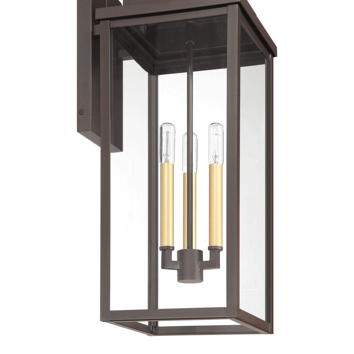 Trevor Outdoor Wall Light, Large 25", Bronze