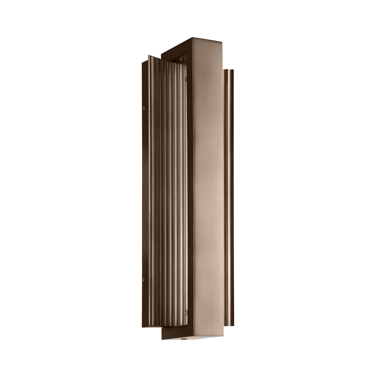 Zenith Outdoor LED Wall Light, Medium 18", Bronze