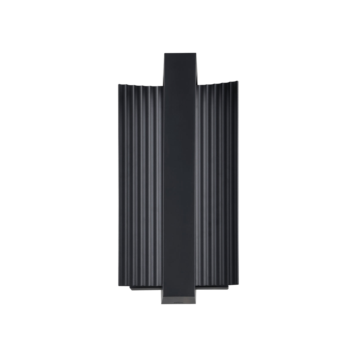 Zenith Outdoor LED Wall Light, Small 12", Matte Black
