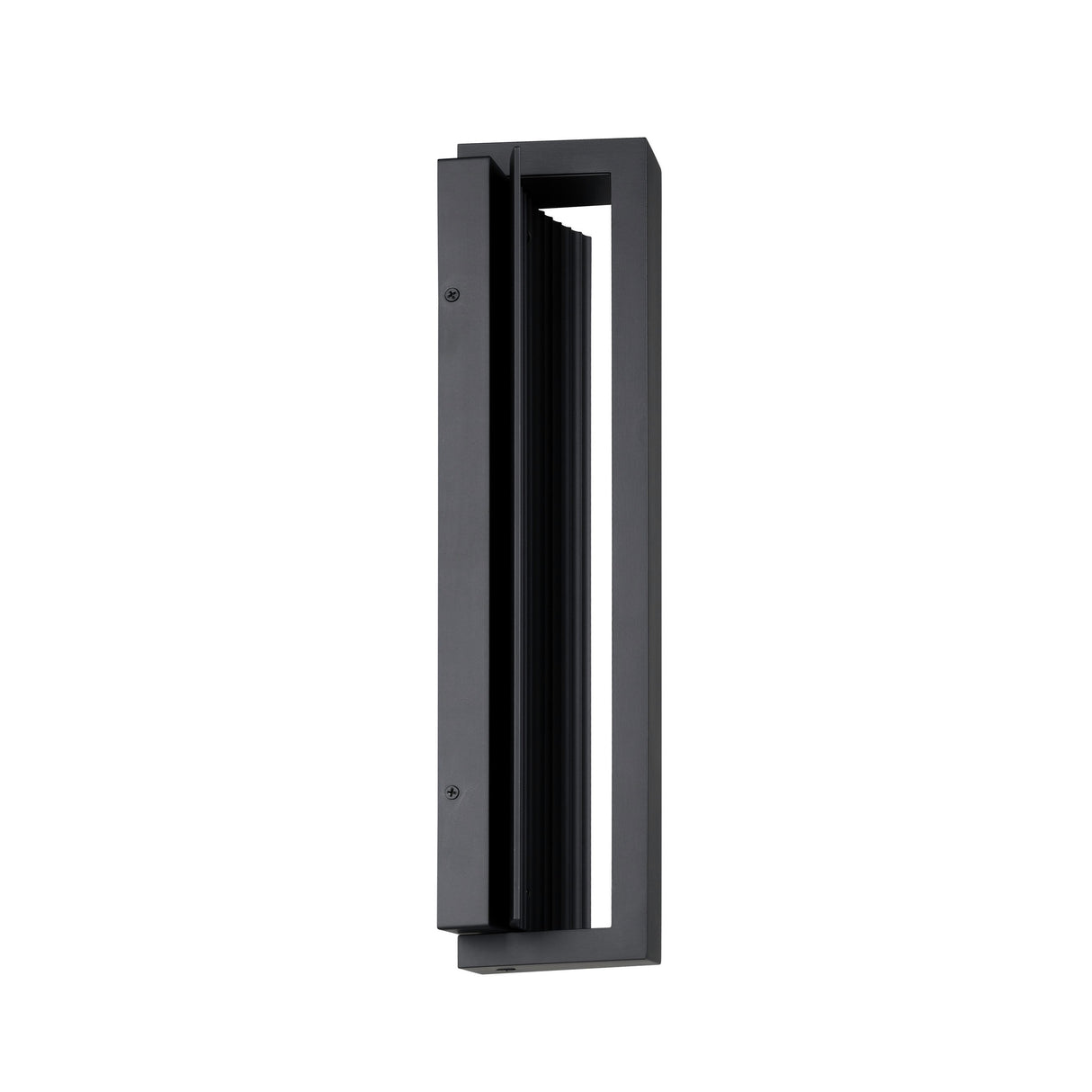 Zenith Outdoor LED Wall Light, Medium 18", Matte Black