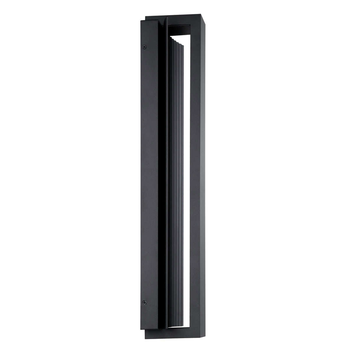 Zenith Outdoor LED Wall Light, Large 24", Matte Black
