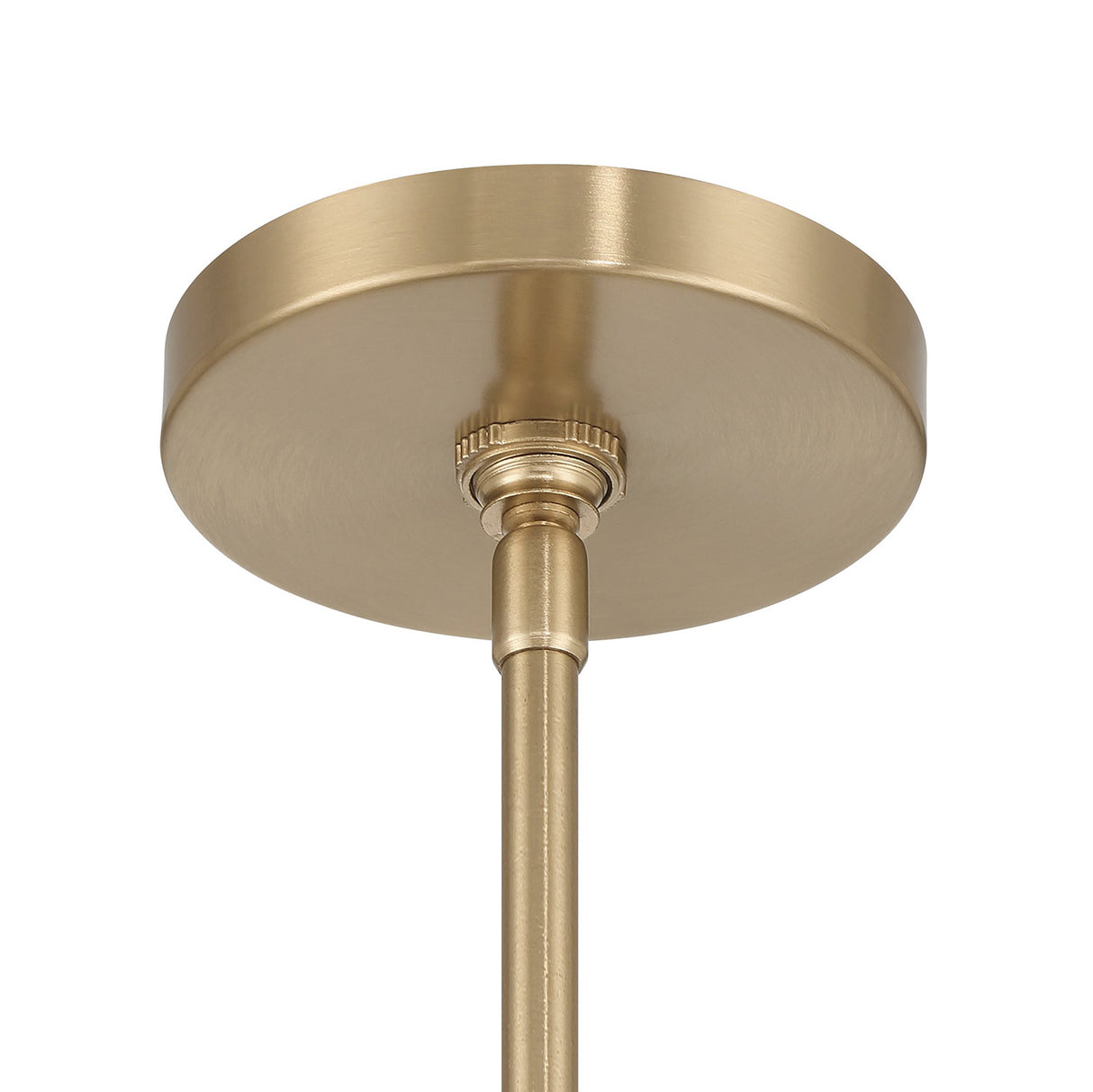 Naya Large Pendant 18", Satin Brass and Opal Glass