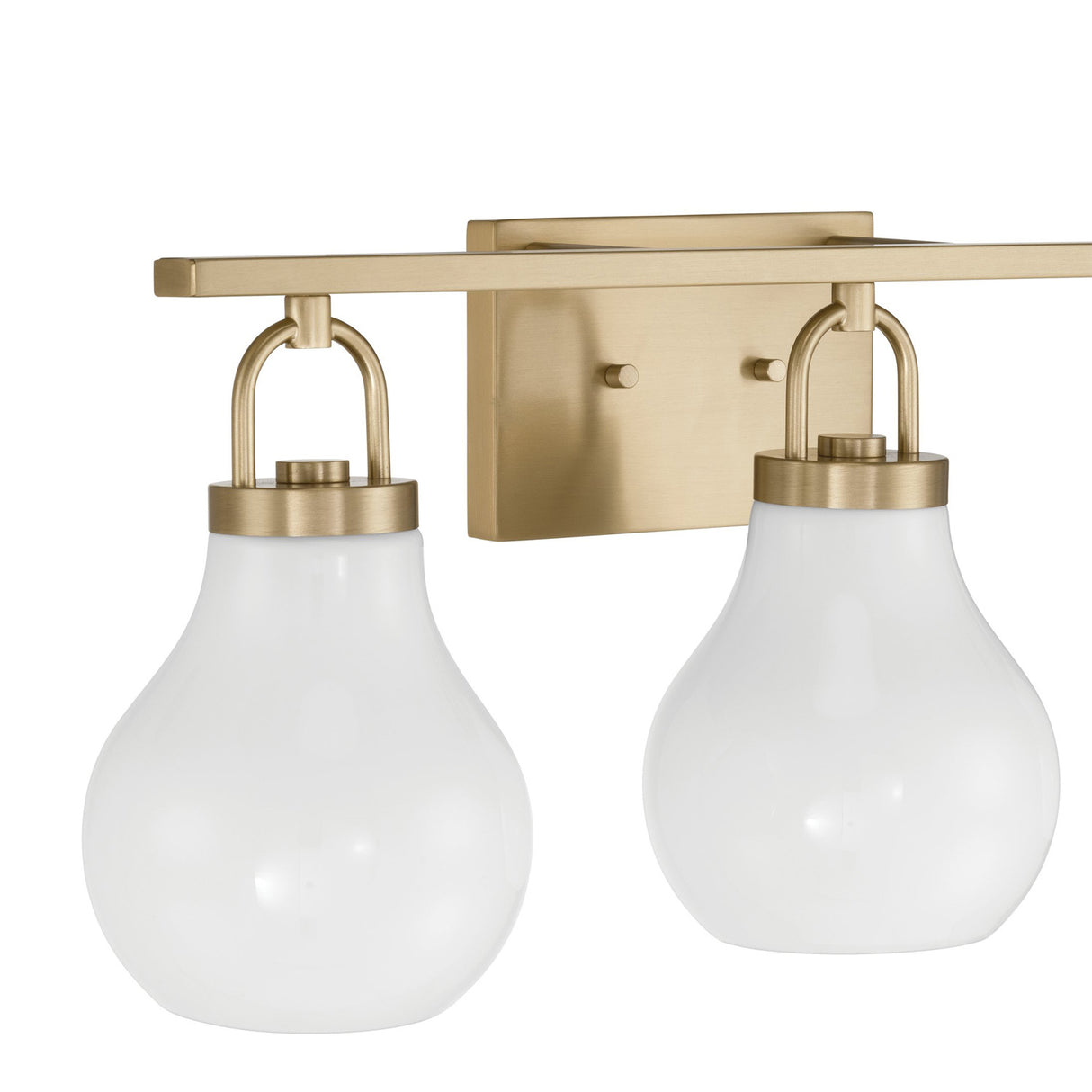 Naya 3 Light Vanity 24", Satin Brass and Opal Glass