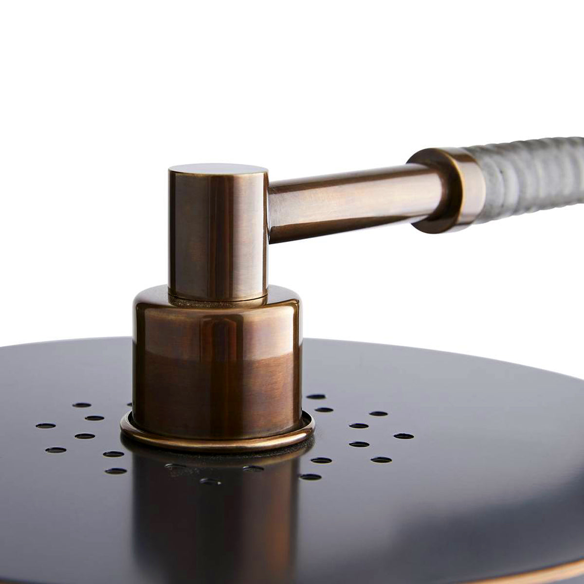 Amadeo Table Lamp 24", Black and Bronze