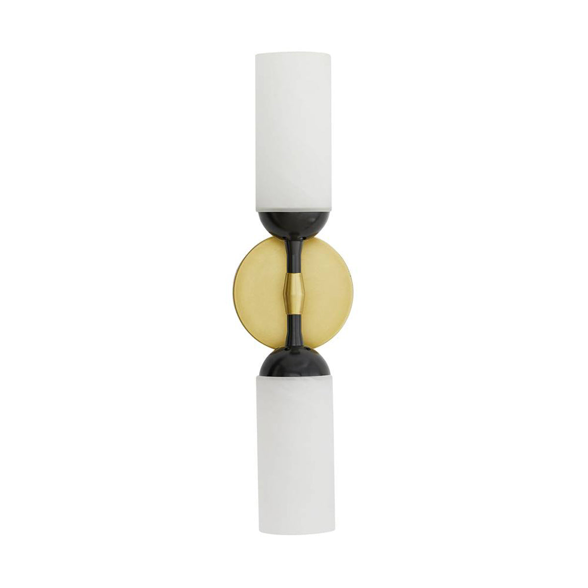 Charlton Double Wall Sconce 18", Antique Brass and Bronze