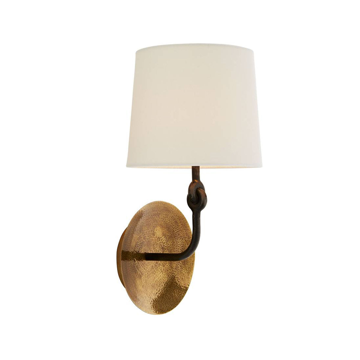 Galen Wall Sconce 16", Hammered Antique Brass