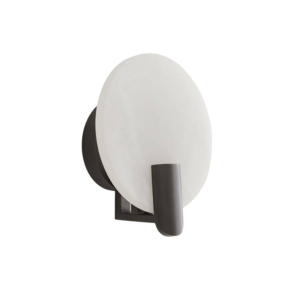 Othello Wall Sconce 9", Bronze and Onyx