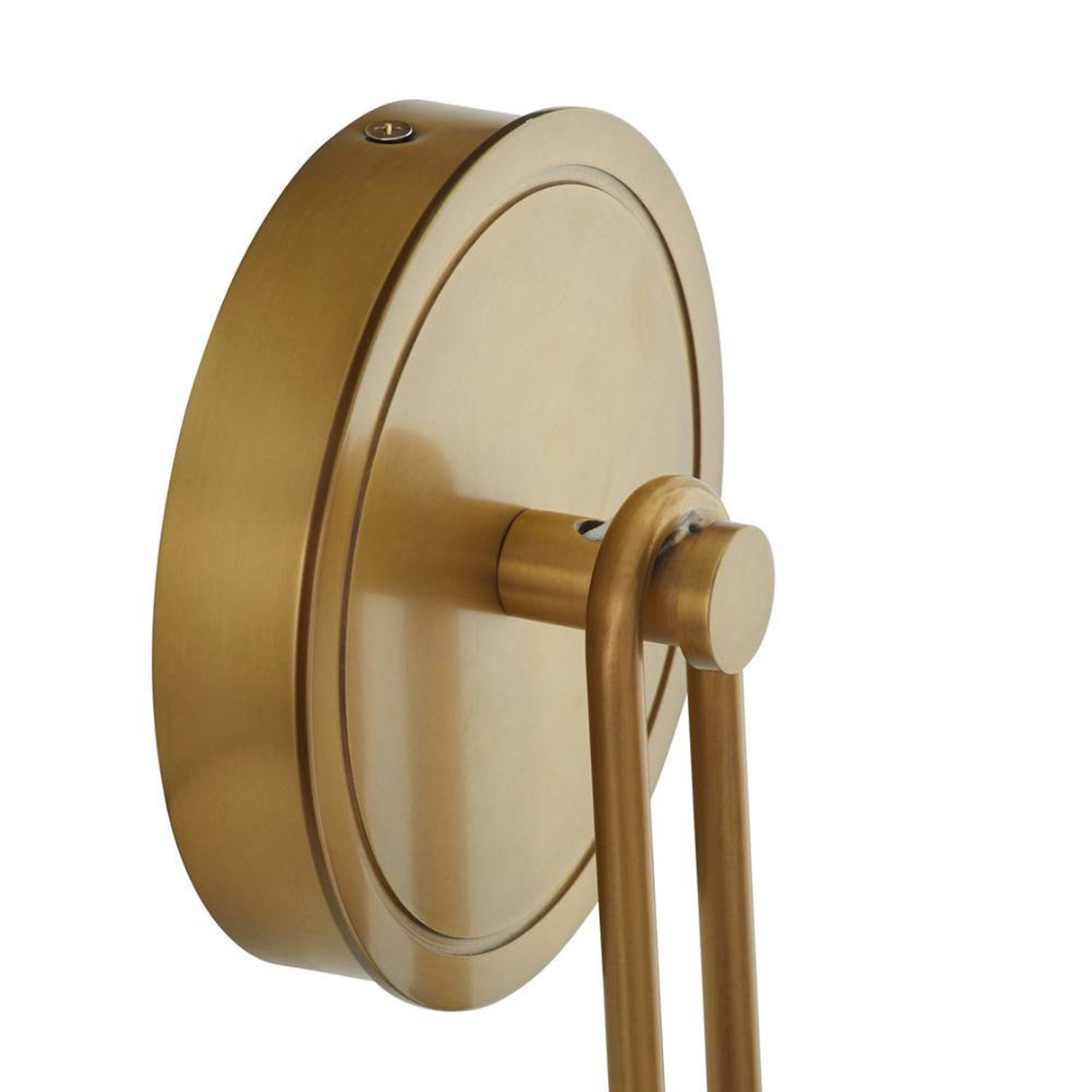 Arlynn LED Wall Sconce 19", Antique Brass and Opal Glass