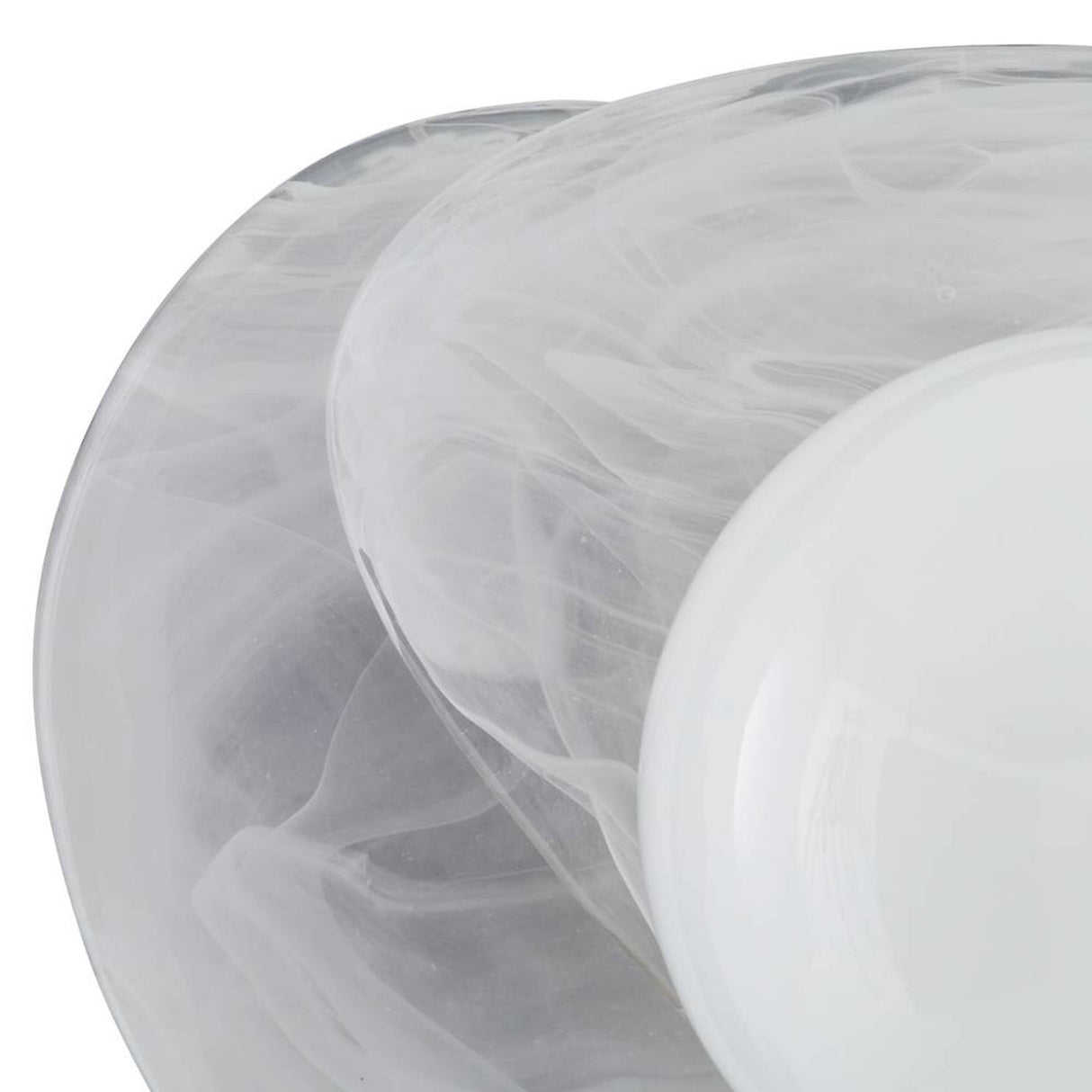 Pearlina Wall Sconce 13", Art Glass with Brass Accents