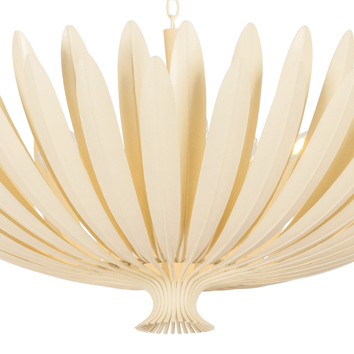 Yasmin Oversized Pendant 48", Cream