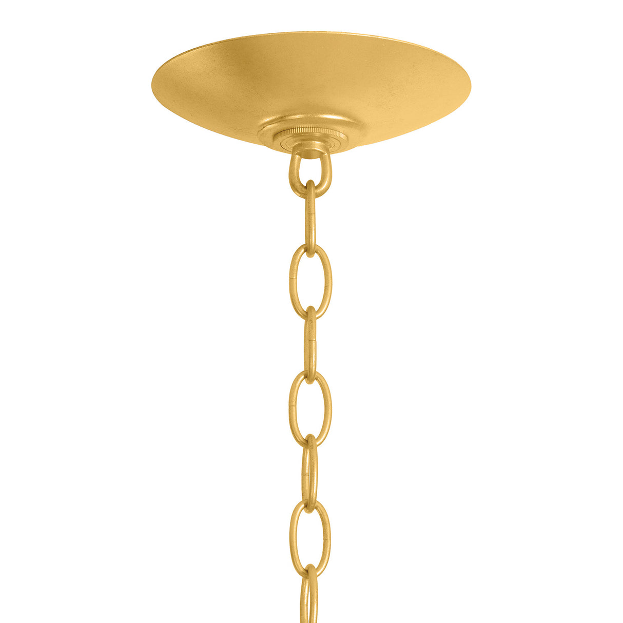 Yasmin Large Pendant 24", Gold Leaf