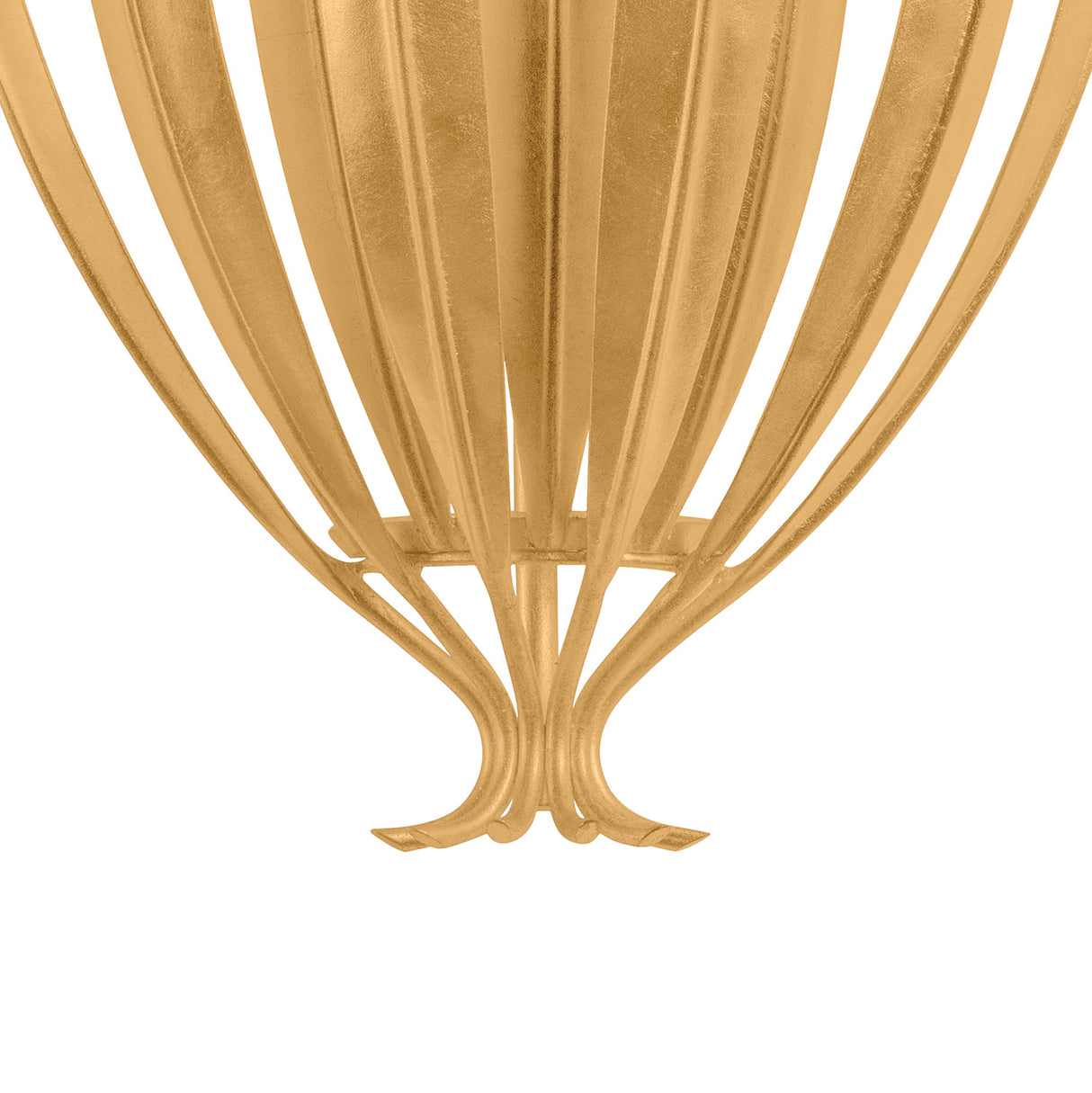 Yasmin Wall Sconce 13", Gold Leaf