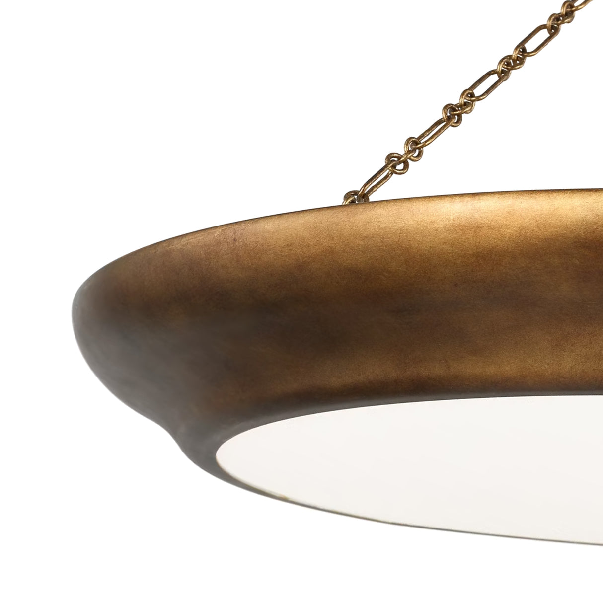 Dalina Extra Large Pendant 36", Vintage Gilded Brass