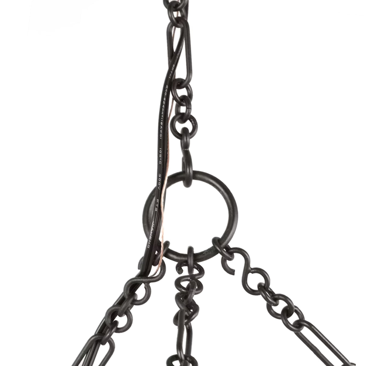 Dalina Extra Large Pendant 36", Aged Iron