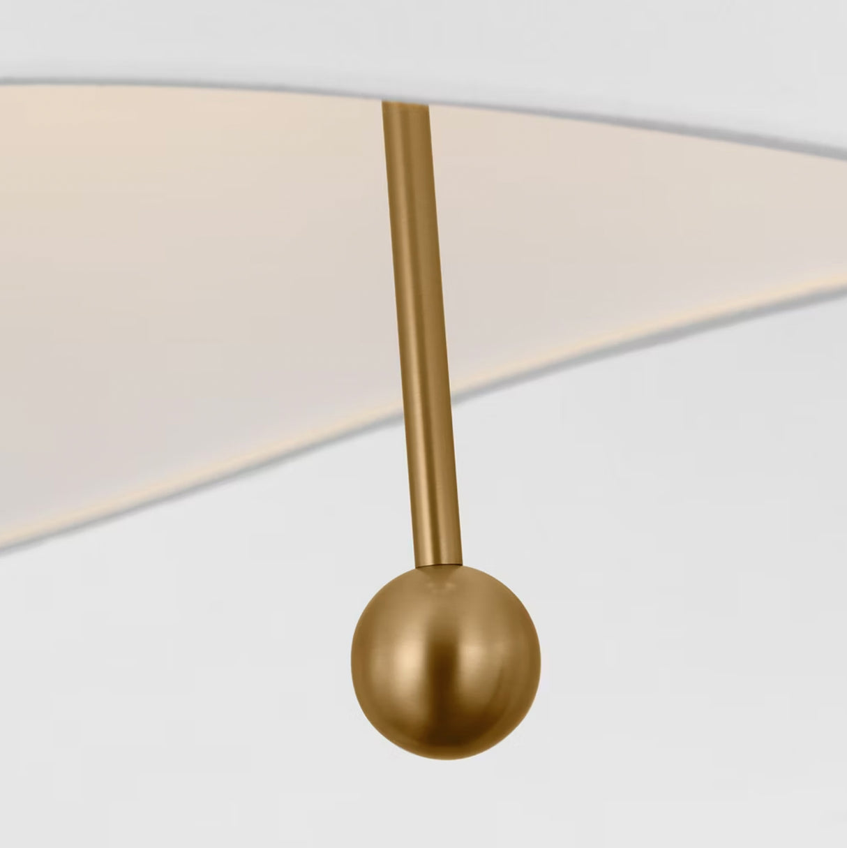 Jada Large Conical Pendant 24", Modern Brass