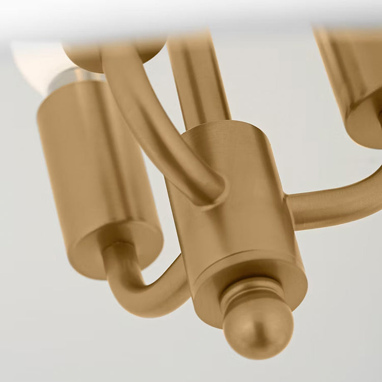 Jada Medium Conical Pendant 18", Modern Brass