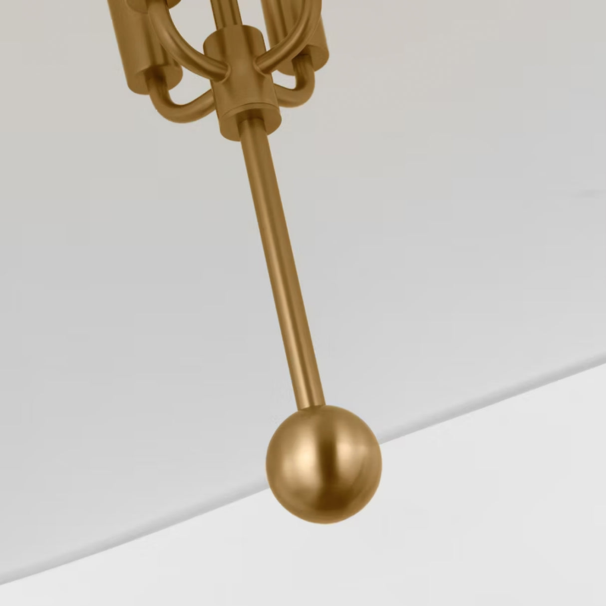 Jada Large Conical Pendant 24", Modern Brass