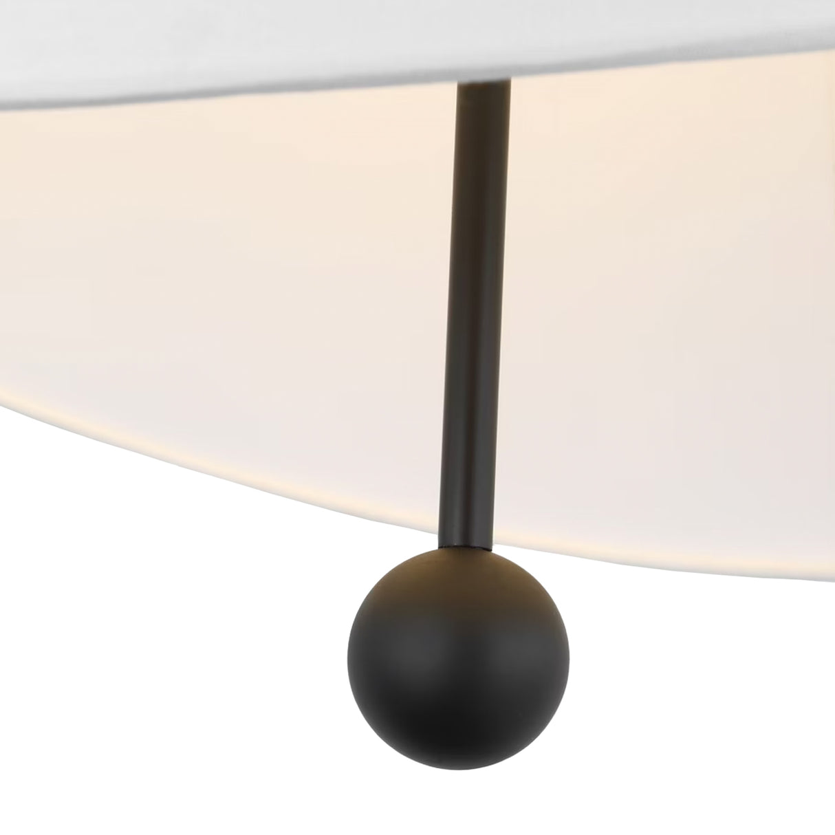 Jada Large Conical Pendant 24", Matte Black