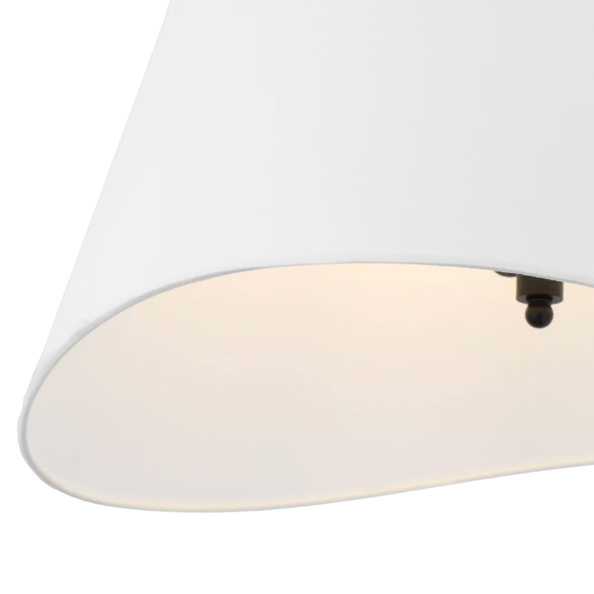 Jada Large Conical Pendant 24", Matte Black