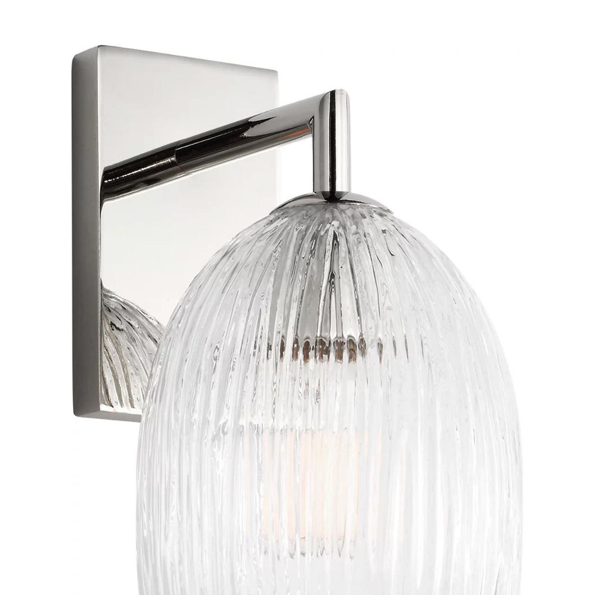 Fiora Wall Sconce 10", Polished Nickel