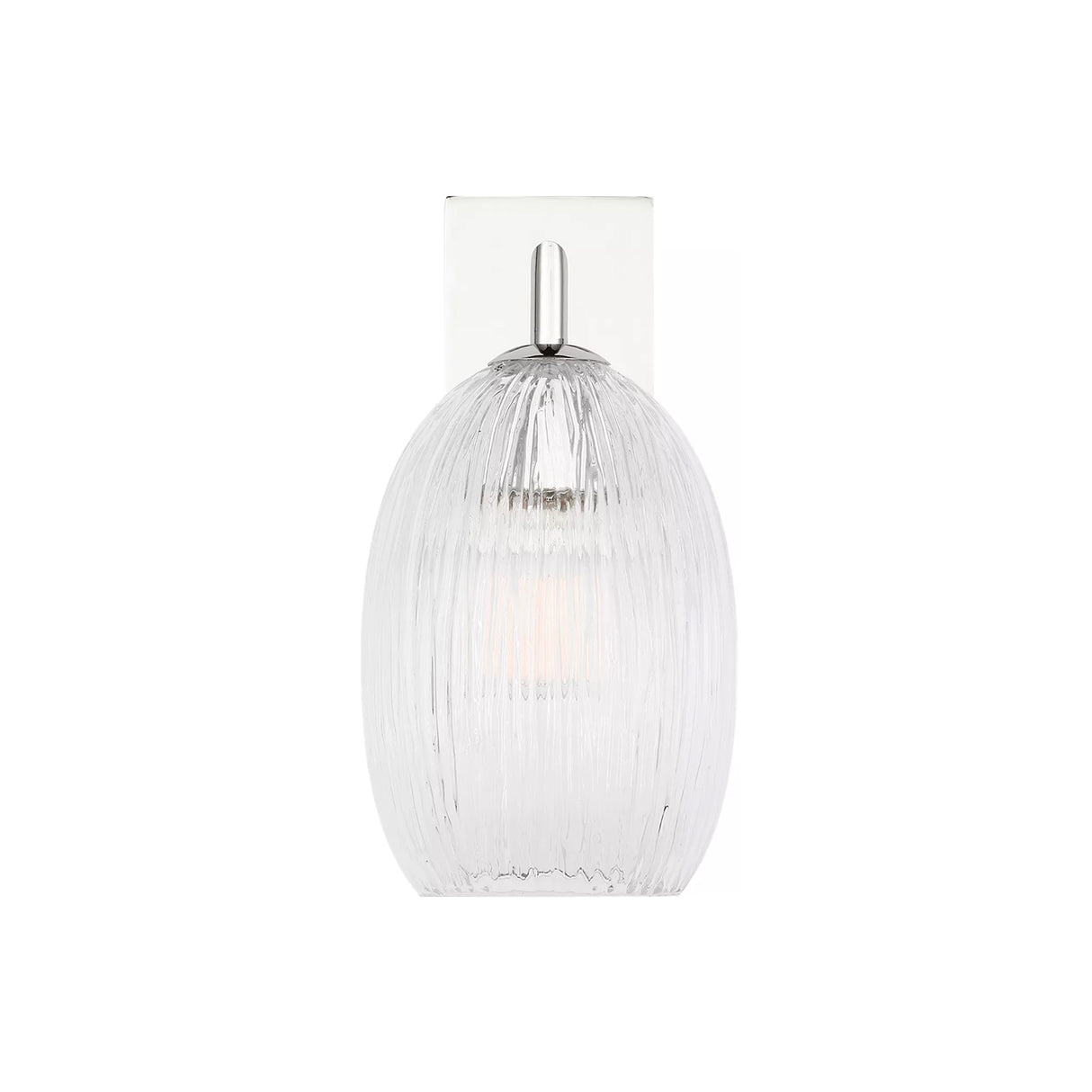 Fiora Wall Sconce 10", Polished Nickel