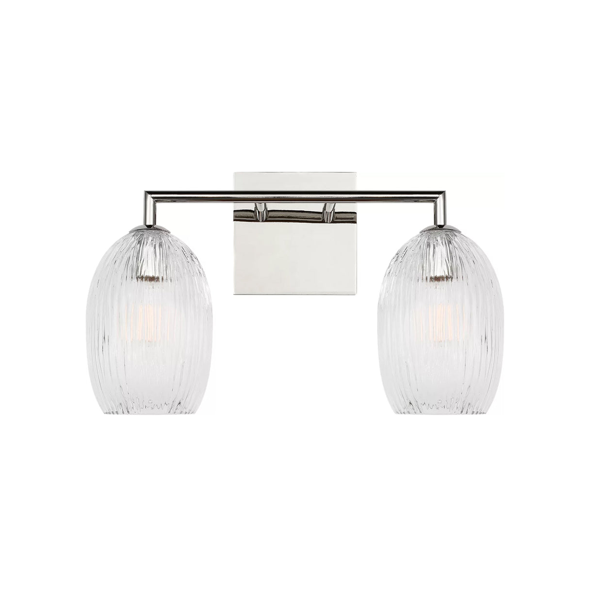 Fiora 2 Light Vanity 16", Polished Nickel