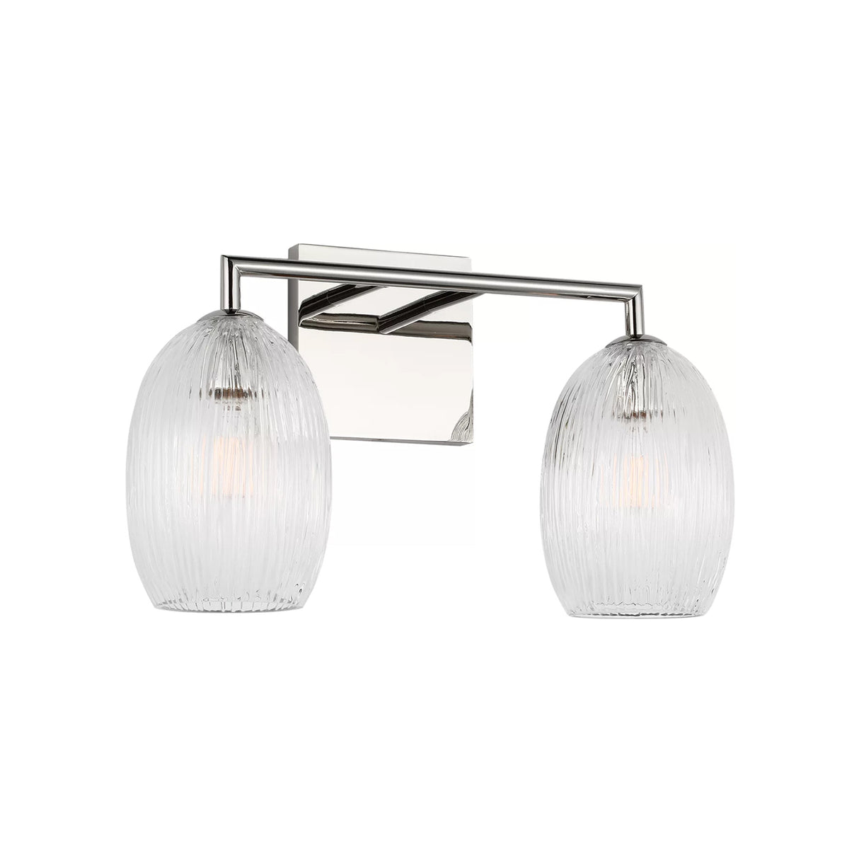 Fiora 2 Light Vanity 16", Polished Nickel